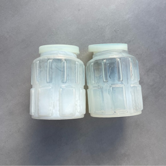 The Unbranded Brand Other - Opalite Jar Set - Candle Holder / decor